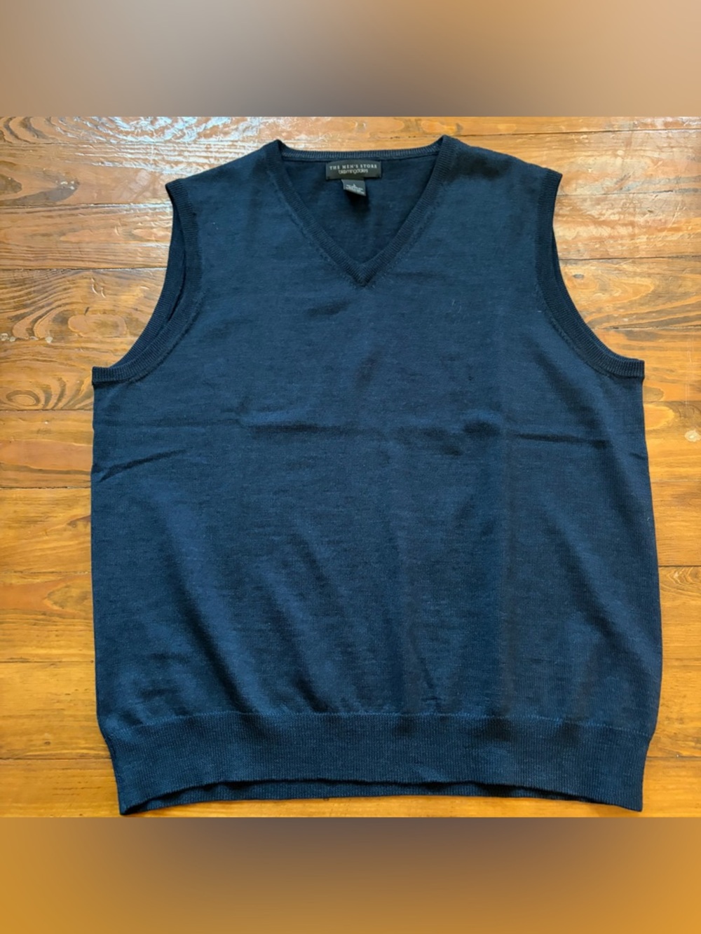Bloomingdales Sweater Vest Merino Wool Gray Vest‎ Grandpacore